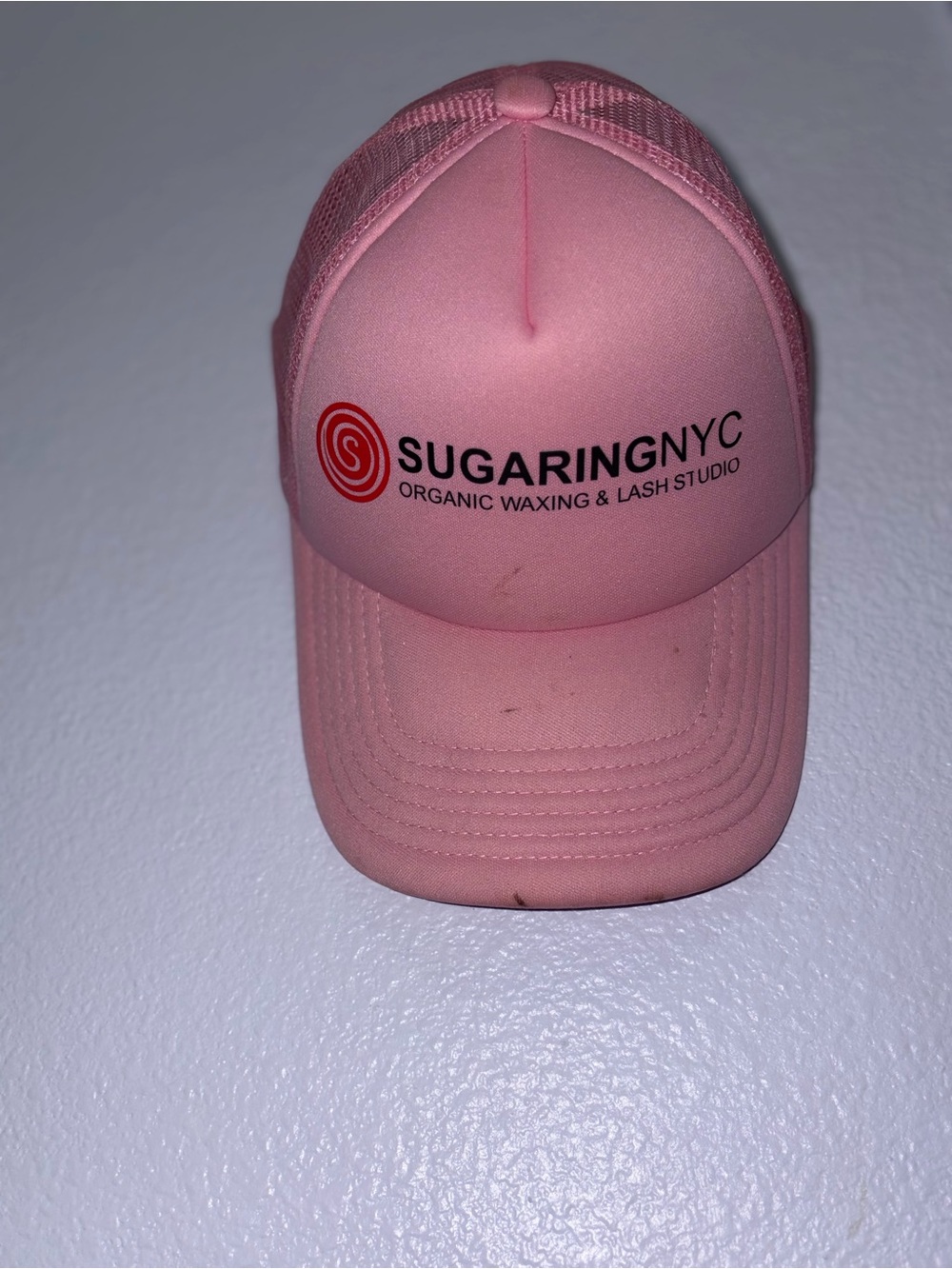 Pink Trucker Hat - Branded Logo Cap